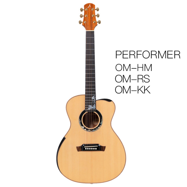 AOSEN PERFORMER OM-HM/OM-RS/OM-KK：全单手工原声吉他民谣吉他高品质