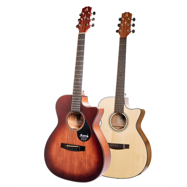  AOSEN D-66C/OM-66C：分层木吉他，吉他初学者的首选