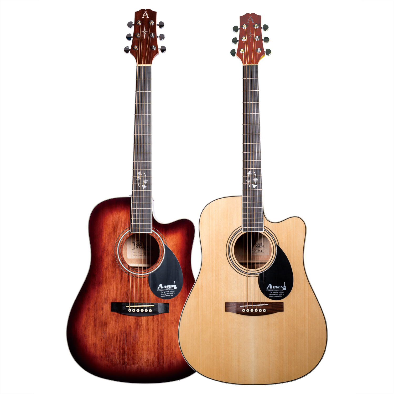  AOSEN D-67C/OM-67C：分层木吉他，学习吉他的首选